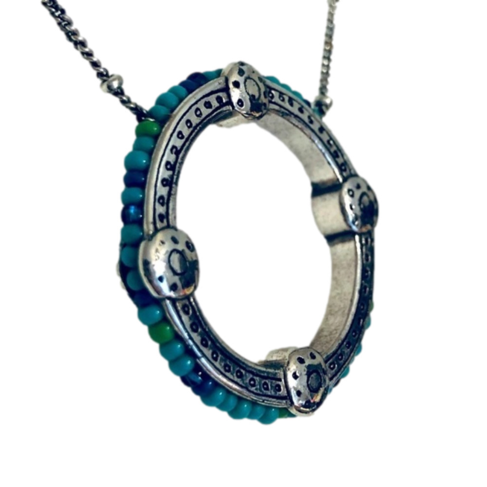 BRIGHTON “Global Dream” Turquoise Beaded Necklace